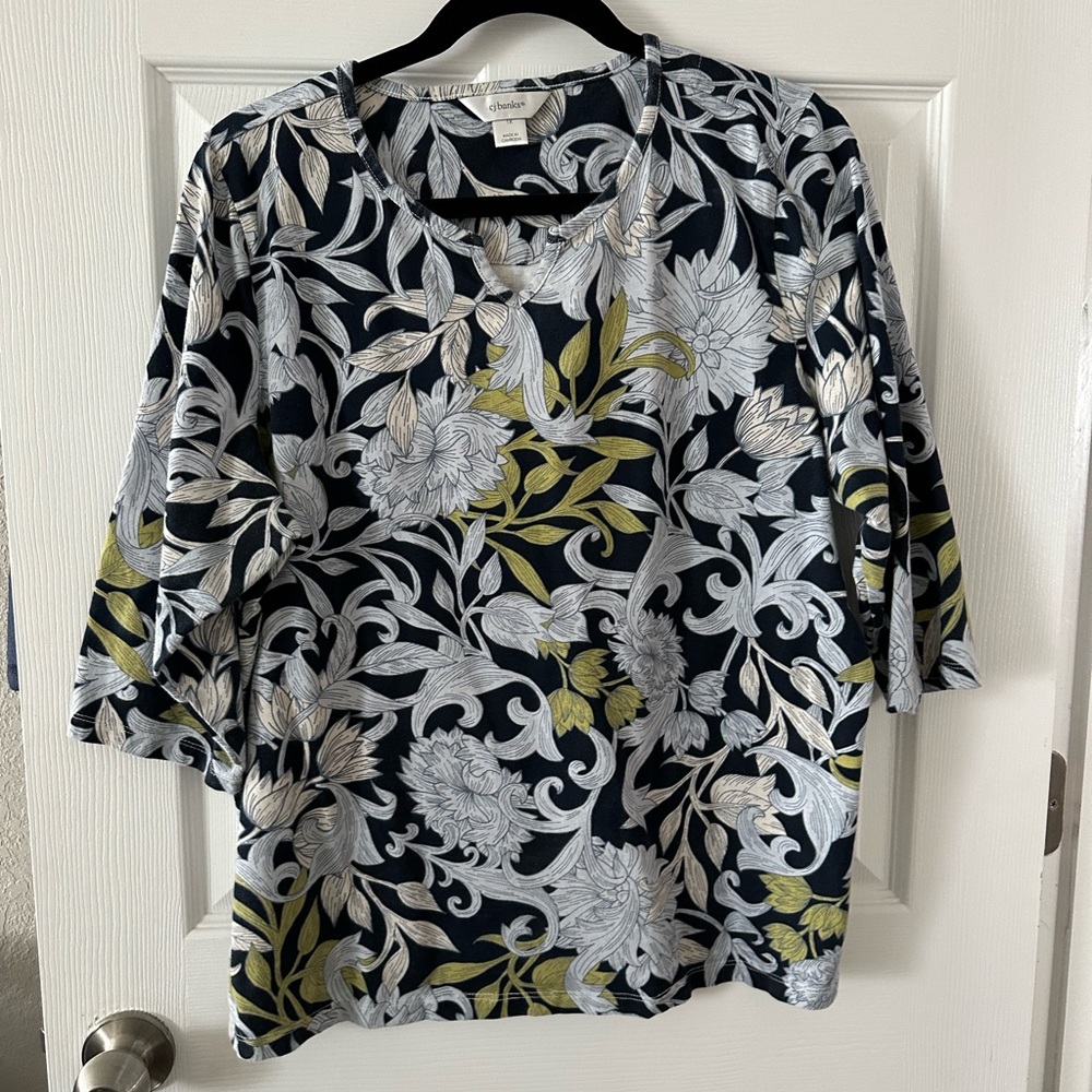 CJ Banks 1X blouse